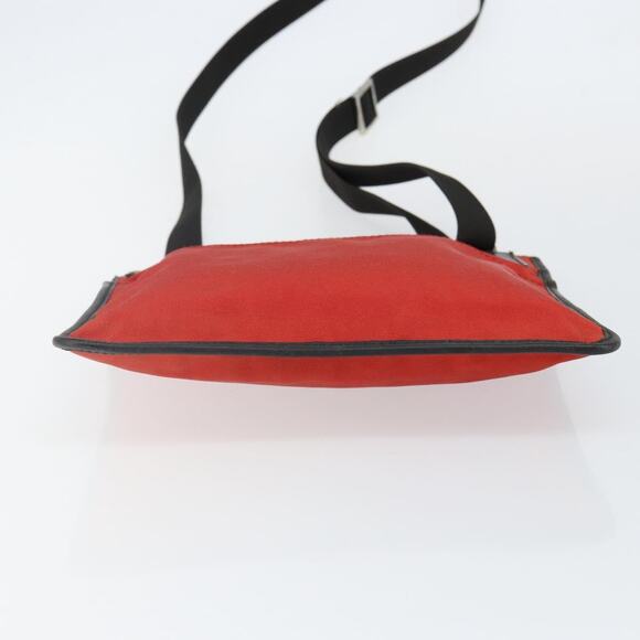 GUCCI Shoulder Bag Nylon Red Silver 019 019 - Picture 9 of 12